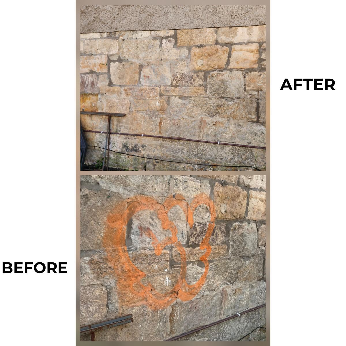 Recent Titus Maintenance graffiti removal project